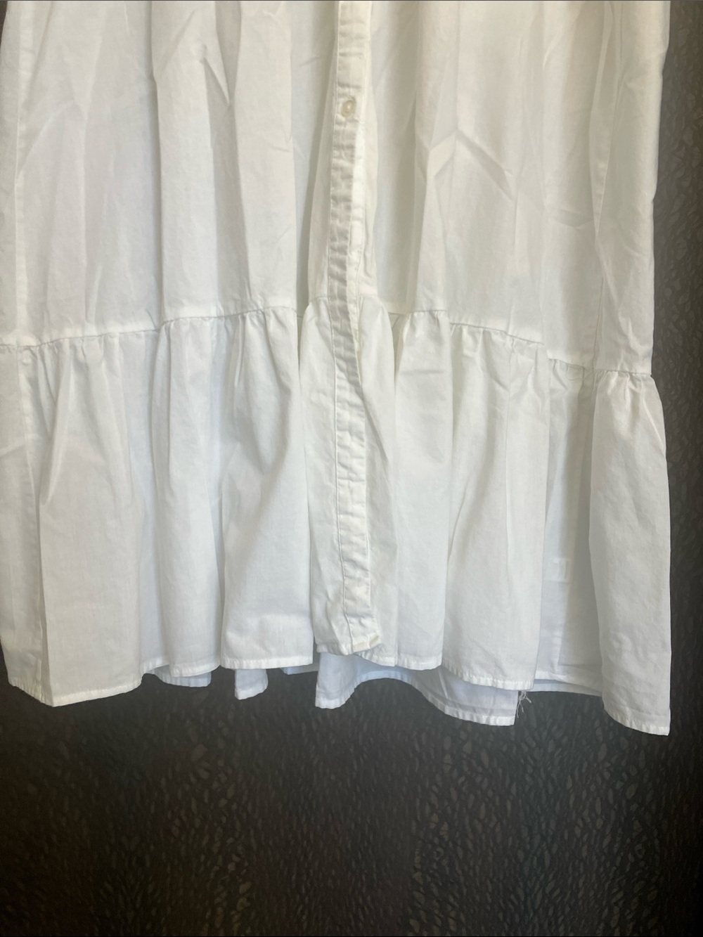 THE 1 For U White Embroidered "Kate" Victorian Long Cotton Nightgown L US NWOT - Picture 5 of 11
